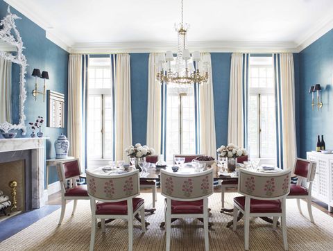 ashley whittaker blue dining room